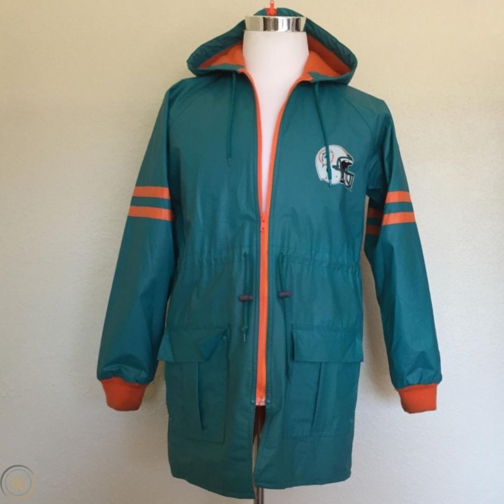 Game Day NFL -Miami Dolphins Insulated Rain Jacket